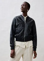 Lederblouson aus Lammnappa, bonprix
