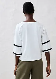 T-shirt avec soie, bonprix