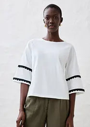 T-shirt avec soie, bonprix