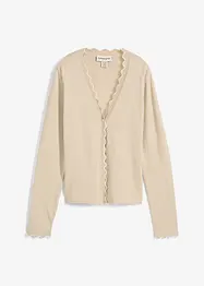 Gilet en fine maille contenant de la soie, bonprix