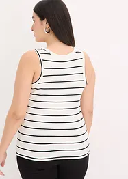 Débardeur côtelé féminin, bonprix