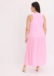 Maxikleid mit Materialmix, bonprix