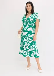 Midikleid mit Flügelärmeln, bonprix