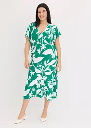 Midikleid mit Flügelärmeln, bonprix