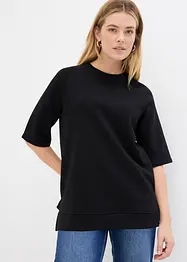 Sweatshirt mit Seitenschlitzen, bonprix