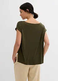 Oversize-Shirt aus fließender Viskose, bonprix