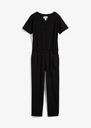 Jersey-Jumpsuit mit Bio-Baumwolle, bonprix