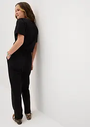 Jersey-Jumpsuit mit Bio-Baumwolle, bonprix