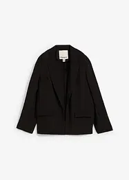 Blazer aus aus strukturiertem Crinkle-Viskose-Mix, bonprix