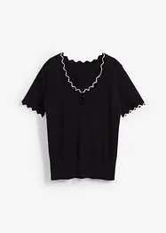 Pull coton et soie, bonprix