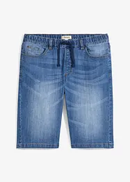 Bermuda léger en jean et molleton, Regular, bonprix