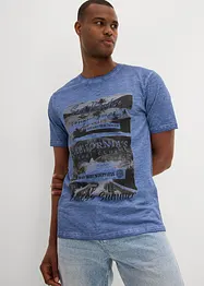 T-shirt aspect délavé en coton, bonprix