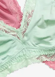 Lot de 2 soutiens-gorge bralette Feel Comfort en matière douce, bonprix