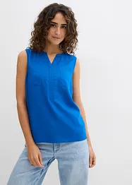 Blouse sans manches en viscose fluide, bonprix