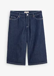 Jeans-Bermuda Mid Waist, Low Stretch, bonprix