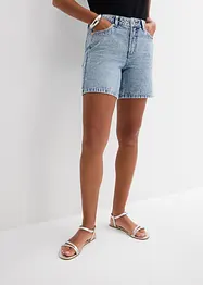 Jeans-Bermuda Mid Waist, Low Stretch, bonprix