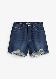 Short en jean taille haute, peu stretch, bonprix