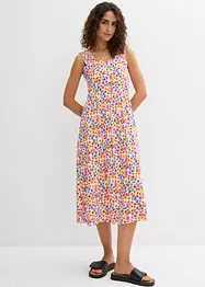 Robe légèrement évasée en jersey coton et viscose, bonprix