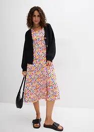 Robe légèrement évasée en jersey coton et viscose, bonprix