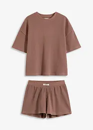 Ensemble short d’intérieur en jersey gaufré, bonprix