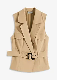 Gilet sans manches avec ceinture, bonprix