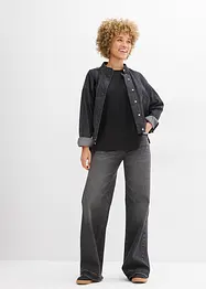 Blusentop aus recyceltem Polyester, bonprix