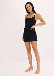 Shorty mit Spitzenrücken, bonprix