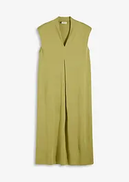 Robe en jersey piqué de viscose avec épaulettes, bonprix