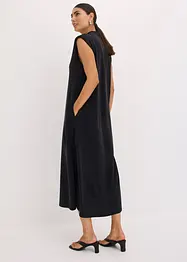 Jerseykleid aus Viskose- Pique mit Schulterpolster, bonprix