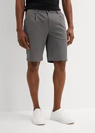 Bermuda extensible à pinces, Regular, bonprix