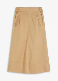 Jupe midi 100% coton, bonprix