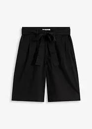 Twill-Shorts mit Bindegürtel, bonprix