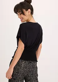 T-shirt à base smockée, bonprix
