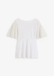 Shirt mit Spitzenärmeln, bonprix