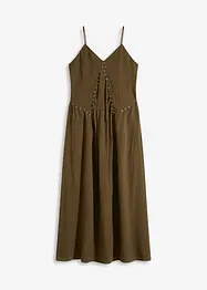 Maxikleid mit Ösen-Verzierung, bonprix