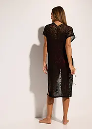 Kimono de plage aspect crochet en viscose, bonprix