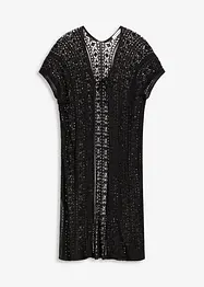 Kimono de plage aspect crochet en viscose, bonprix