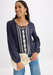 Bluse mit Stickerei, bonprix