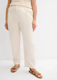 Pantalon carotte en coton extensible, bonprix