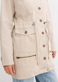 Baumwoll Parka im Utility Stil, halblang, bonprix