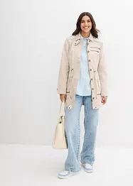 Parka en coton style utilitaire, mi-longue, bonprix