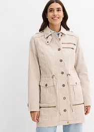 Parka en coton style utilitaire, mi-longue, bonprix
