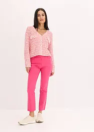 Bouclé Strickjacke, bonprix
