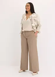Pantalon large en matière extensible, bonprix