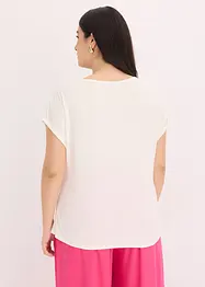 Shirt mit Webeinsatz, bonprix