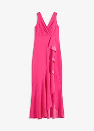 Robe longue en crêpe texturé, bonprix