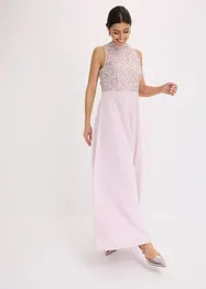 Robe longue brodée de sequins, bonprix