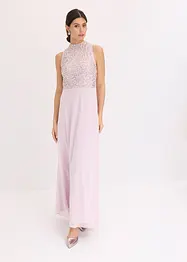 Robe longue brodée de sequins, bonprix