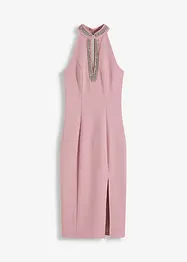 Robe midi en crêpe texturé, bonprix