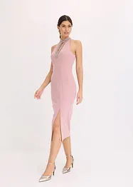 Midikleid aus strukturiertem Crepe, bonprix